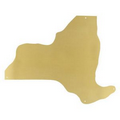 New York State Satin Brass Plate (10 3/4"x13 1/4")